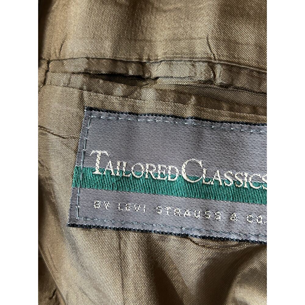 Tailored Classics by Levi Strauss Men's Vintage Double-Breasted Wool Blazer 40L - Picture 4 of 8